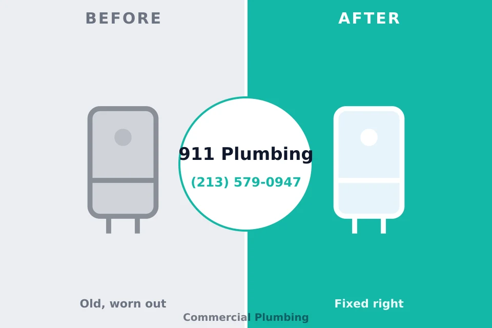 Before and after: plumbing company Peshtigo, WI